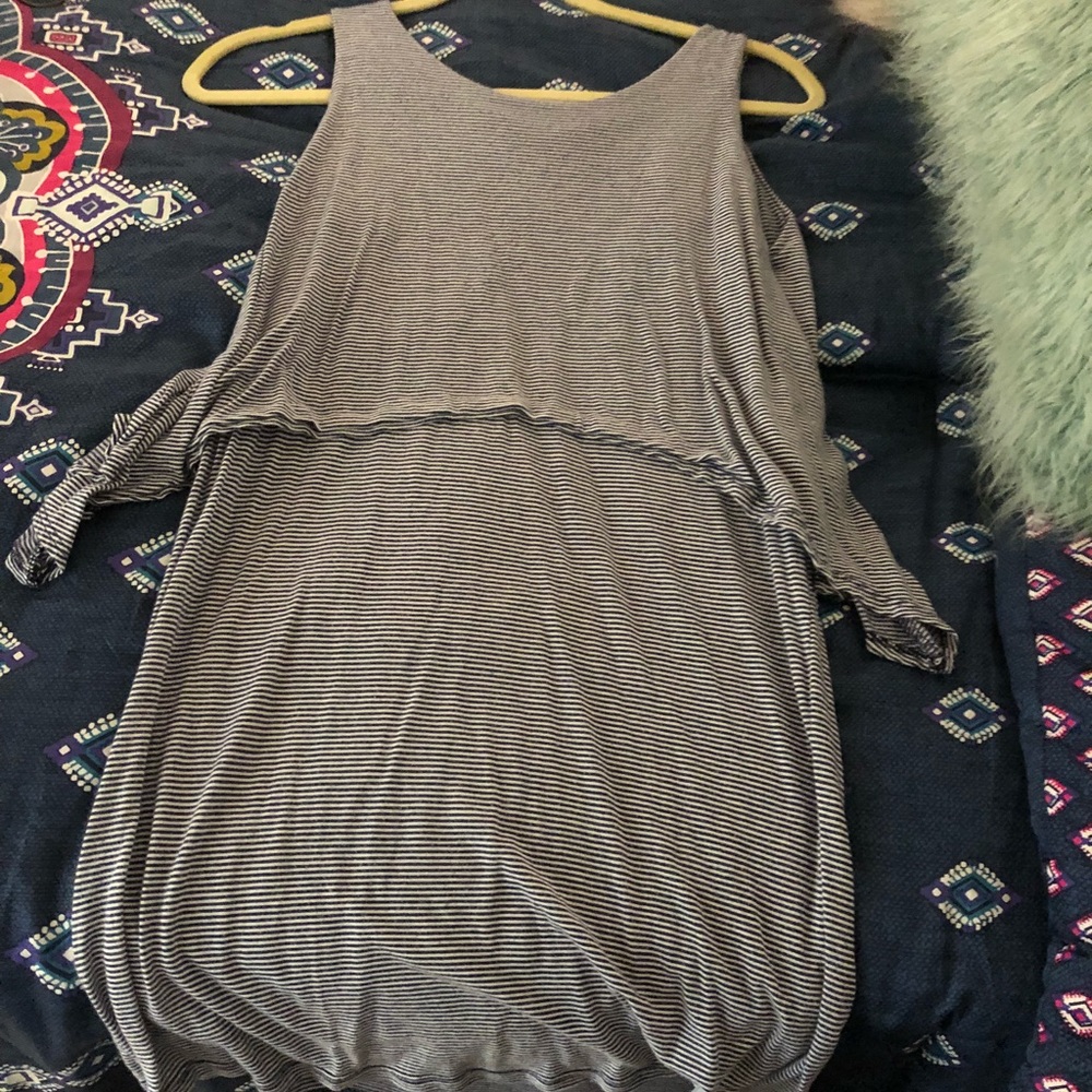 Striped shift dress